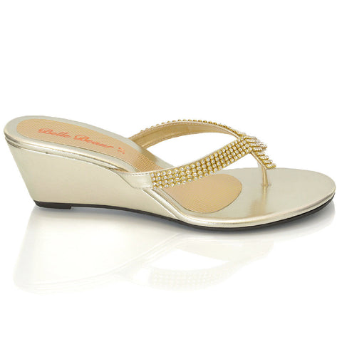 JULIETTA GOLD SANDALS 