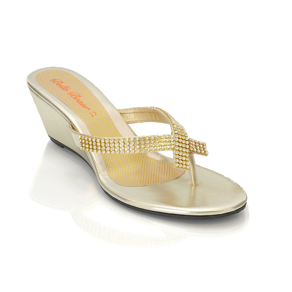 JULIETTA GOLD SANDALS 