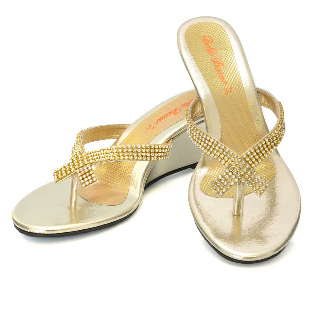 gold heeled sandals