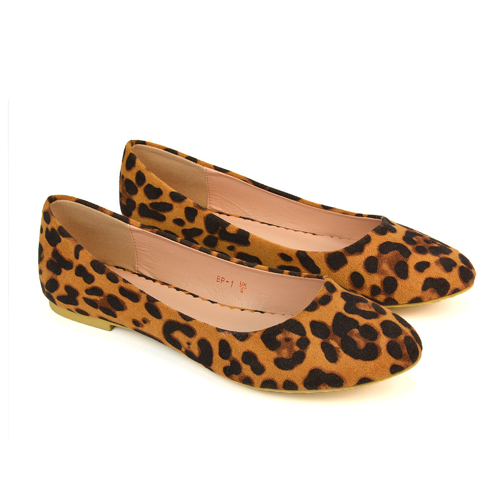 Leopard Pattern Flat Shoes