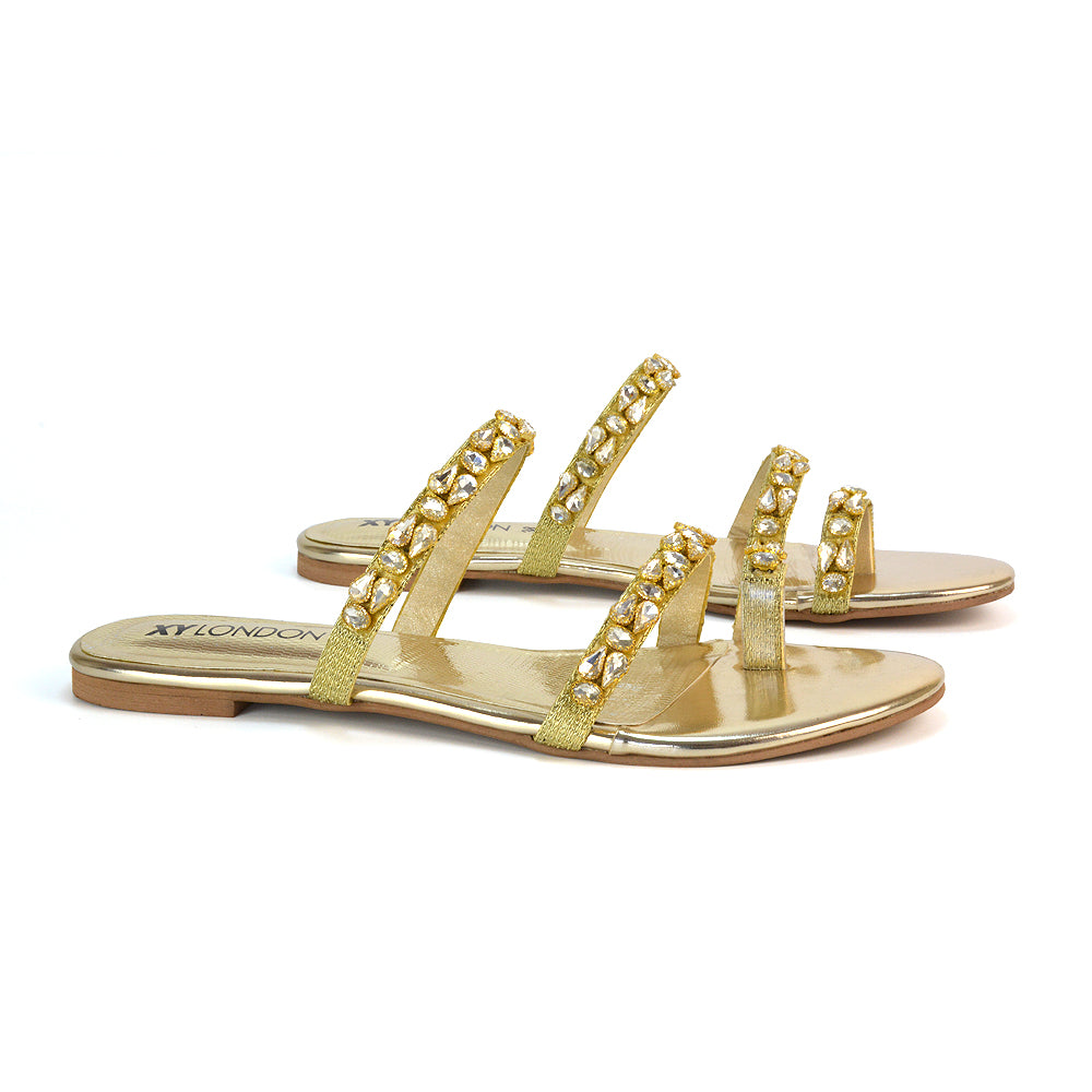 Gold Sandals