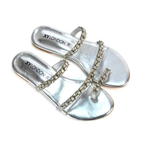 Silver Summer Sandals
