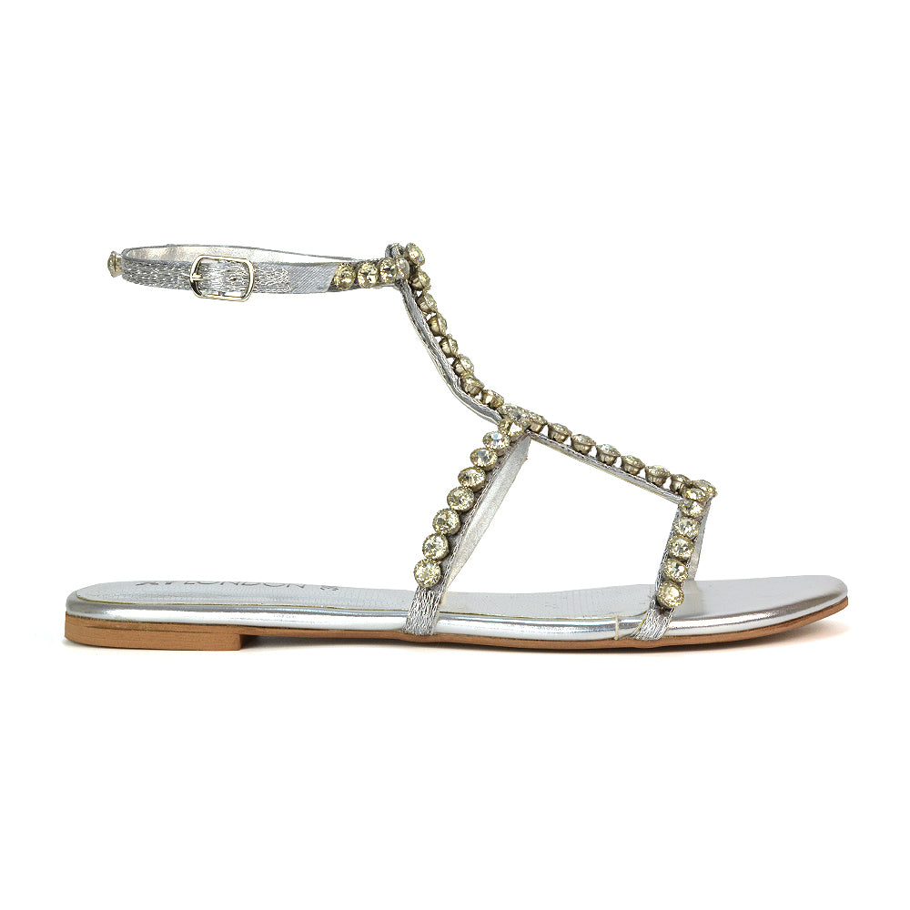 Silver Summer Sandals