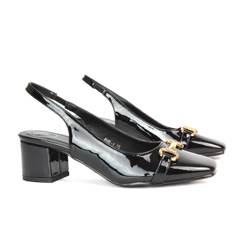 FHP-1 Black Patent Heels