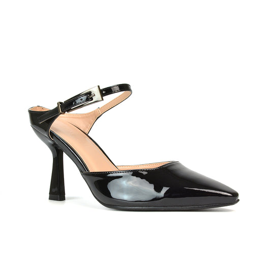 FPD-3 Black Patent Heels