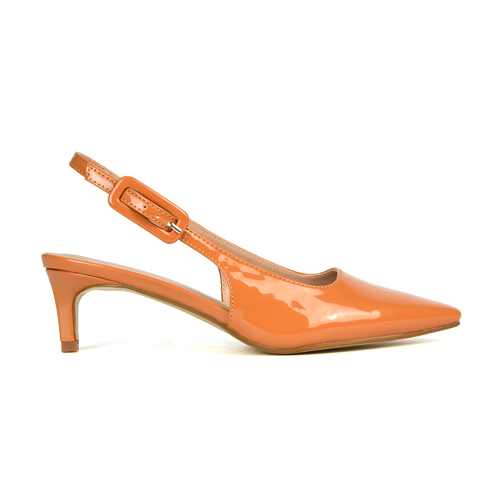 FTC-1 Apricot Patent Heels