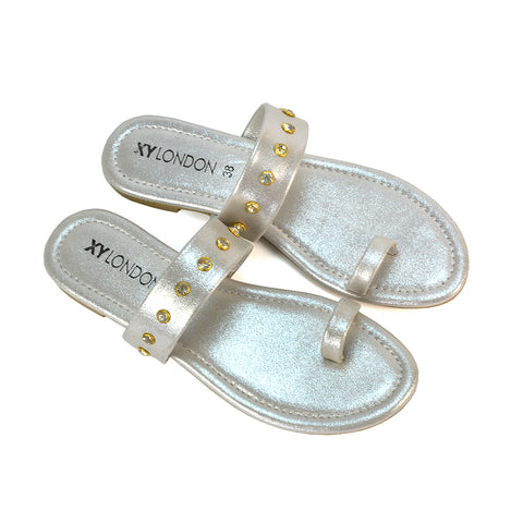 Silver Sandals