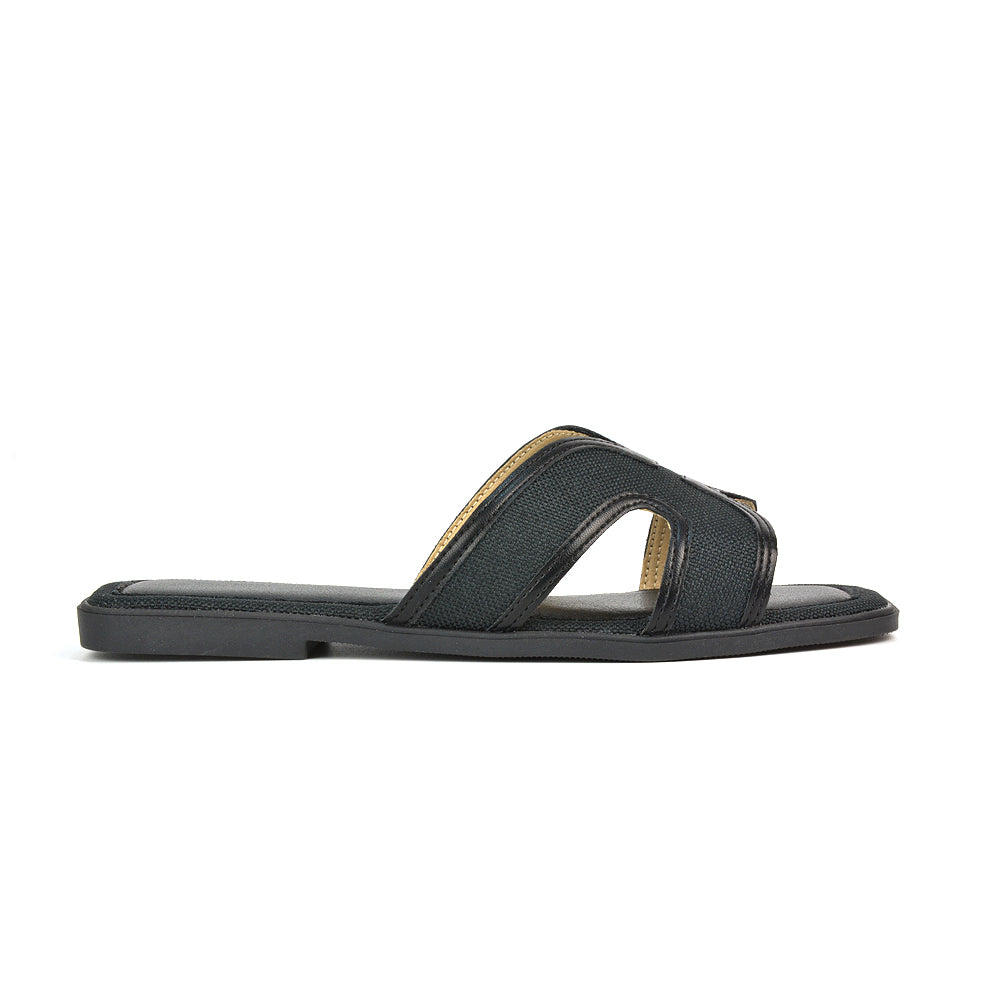 PAPRIKA35 Black Summer Sandals