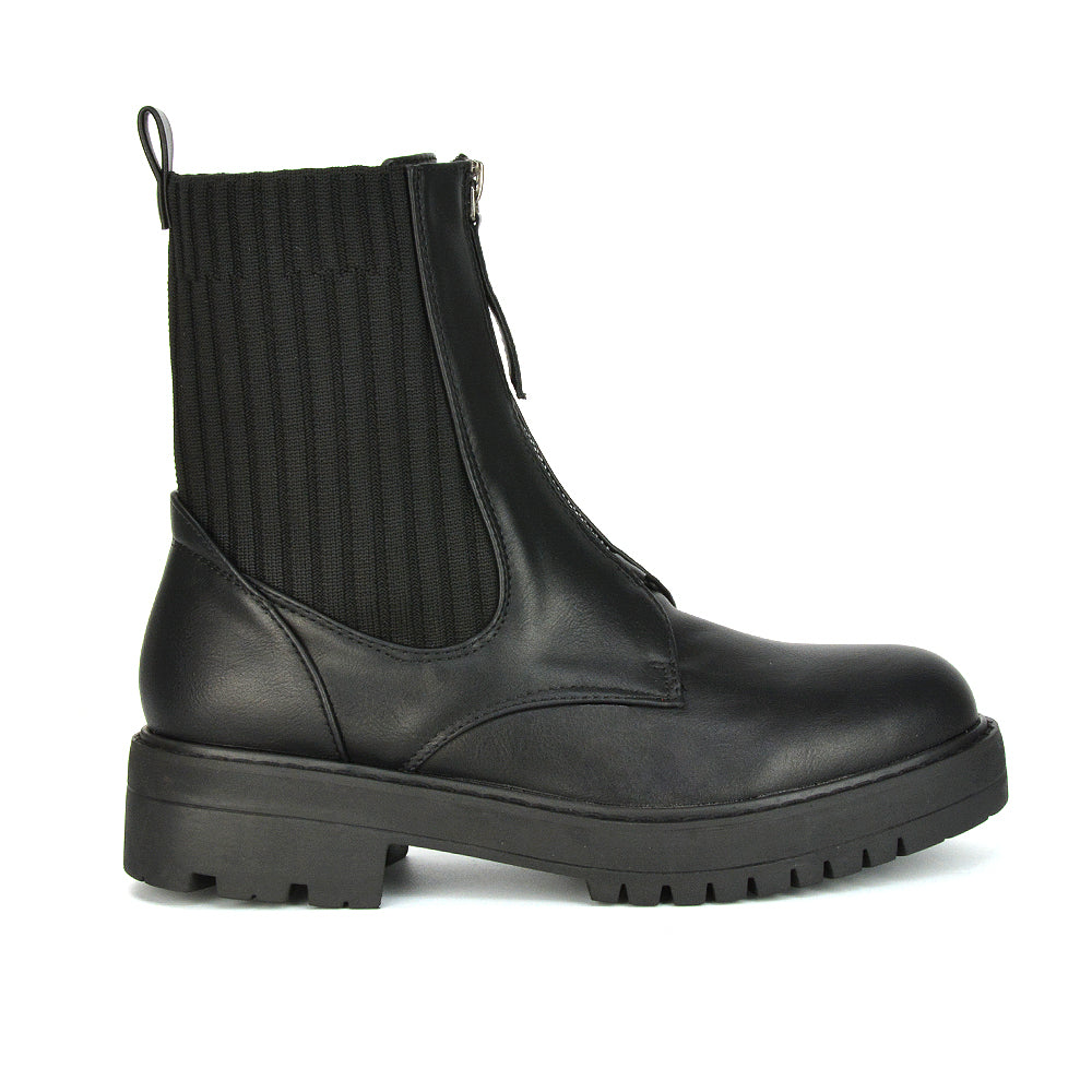 Black Synthetic Leather UK 3 | EU 36 | US 5 | XY London