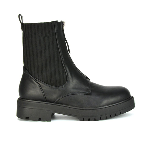 Black Synthetic Leather UK 4 | EU 37 | US 6 | XY London