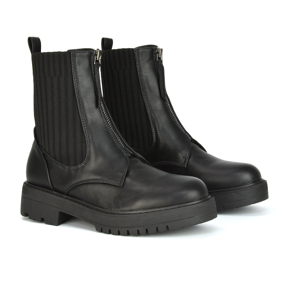 Black Synthetic Leather UK 4 | EU 37 | US 6 | XY London