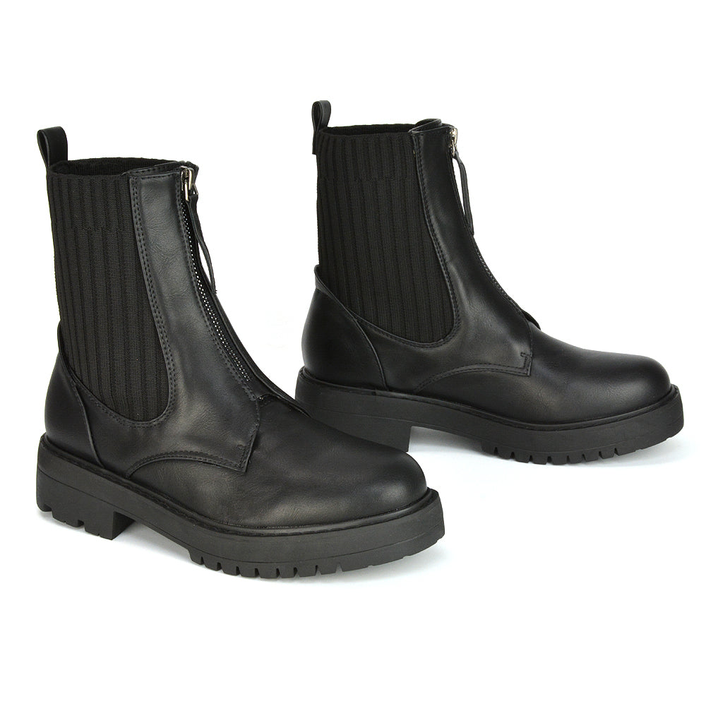 Black Synthetic Leather UK 3 | EU 36 | US 5 | XY London