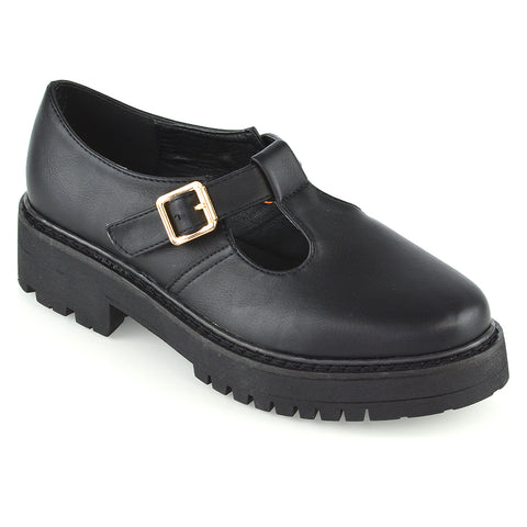 Black Synthetic Leather UK 4 | EU 37 | US 6 | XY London