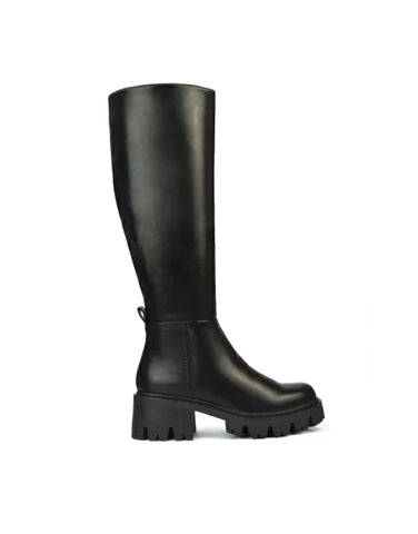 black biker boots