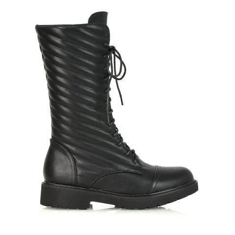 Black Combat Boots