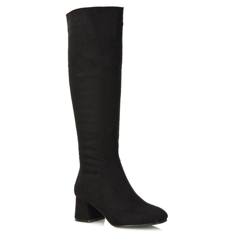 Black Faux Suede UK 3 | EU 36 | US 5 | XY London