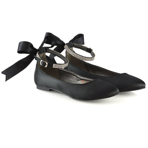 Black Satin UK 7 | EU 40 | US 9 | XY London