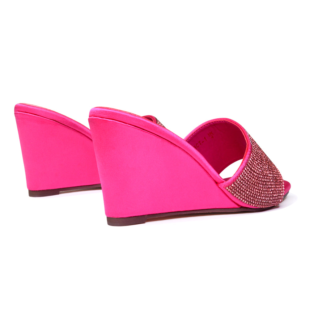 pink wedges