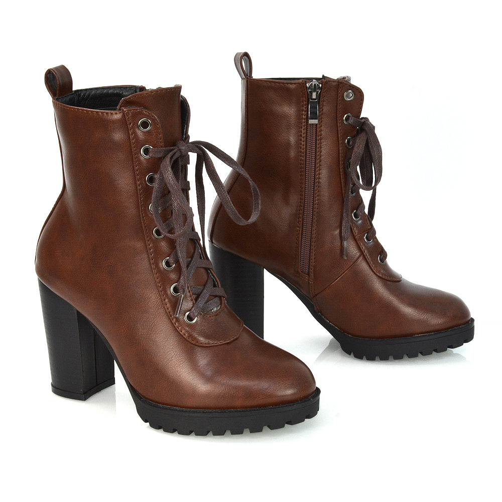 Brown Combat boots