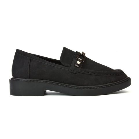 Black Faux Suede UK 3 | EU 36 | US 5 | XY London