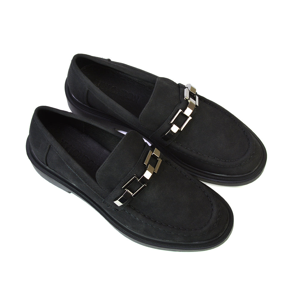 Black Faux Suede UK 6 | EU 39 | US 8 | XY London