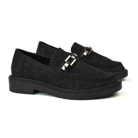 Black Faux Suede UK 3 | EU 36 | US 5 | XY London