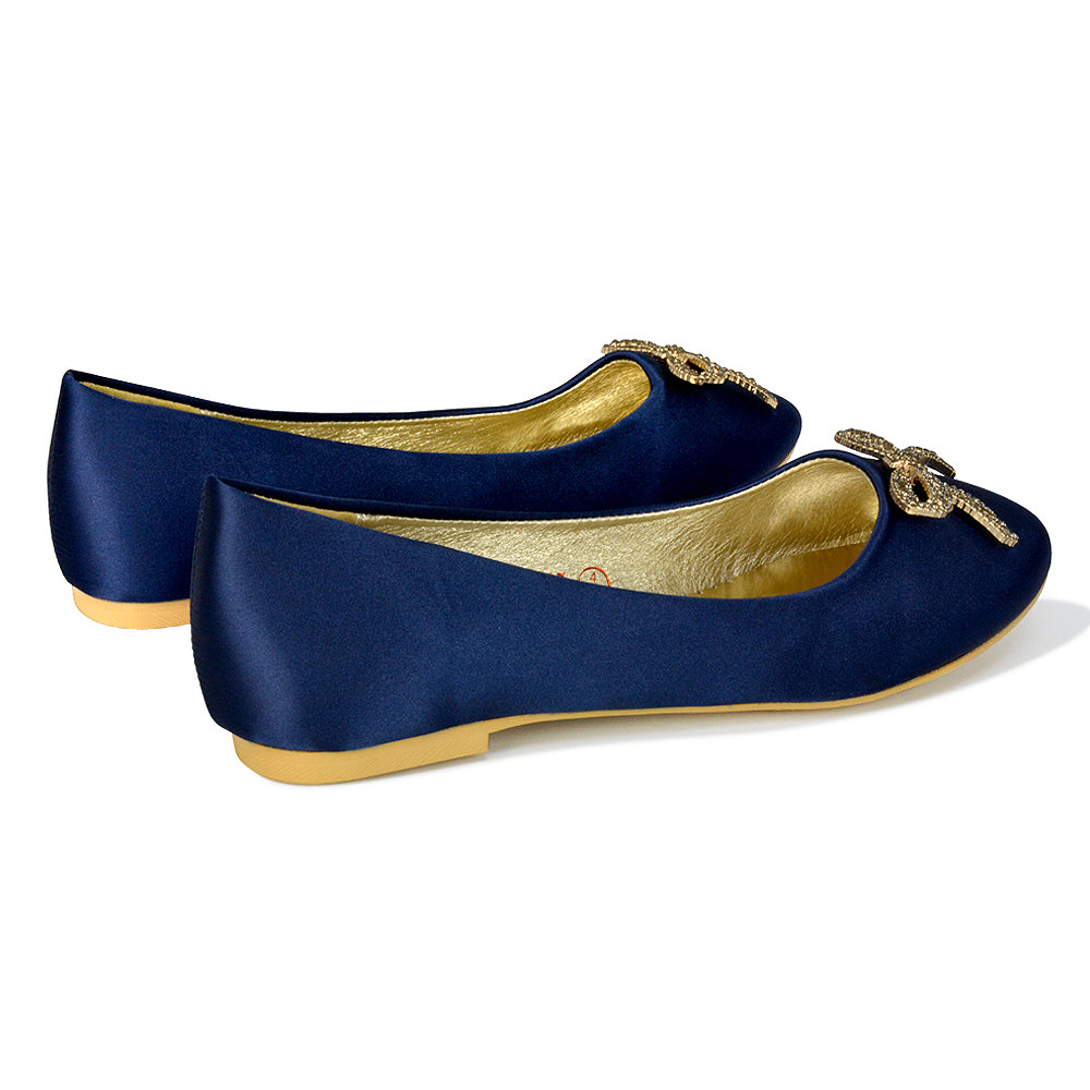 navy bridal pumps