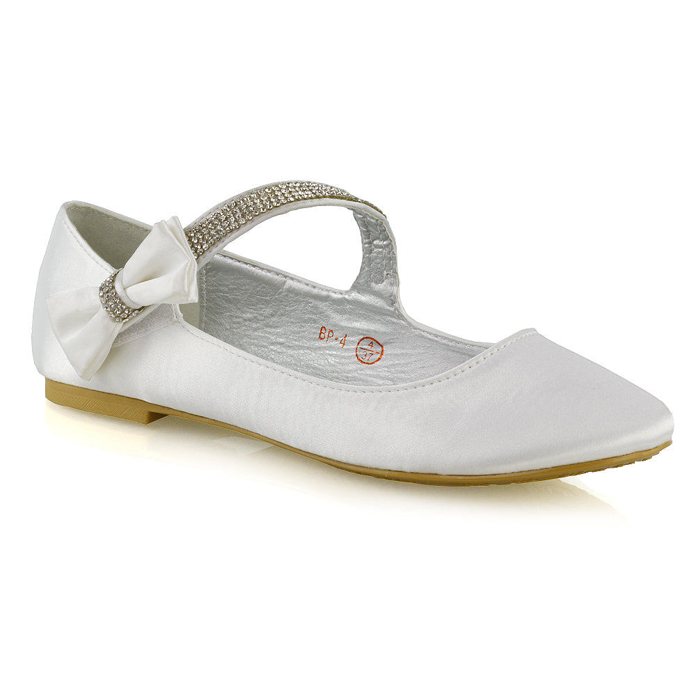 flat bridal shoes