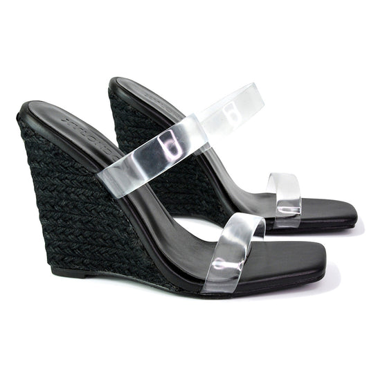 Perspex Wedges Wedge Heel Sandals XY London xylondon