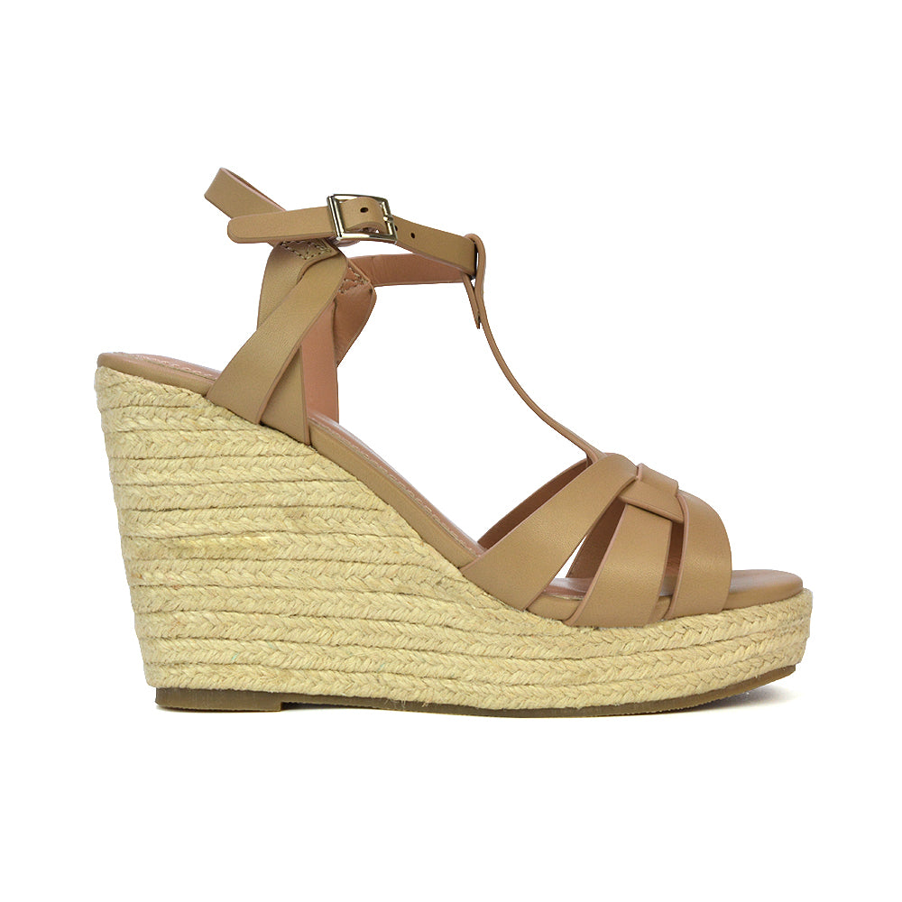 nude wedge sandals