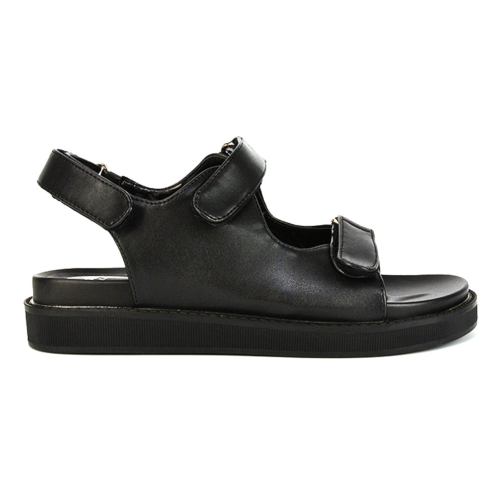 Black Synthetic Leather UK 3 | EU 36 | US 5 | XY London