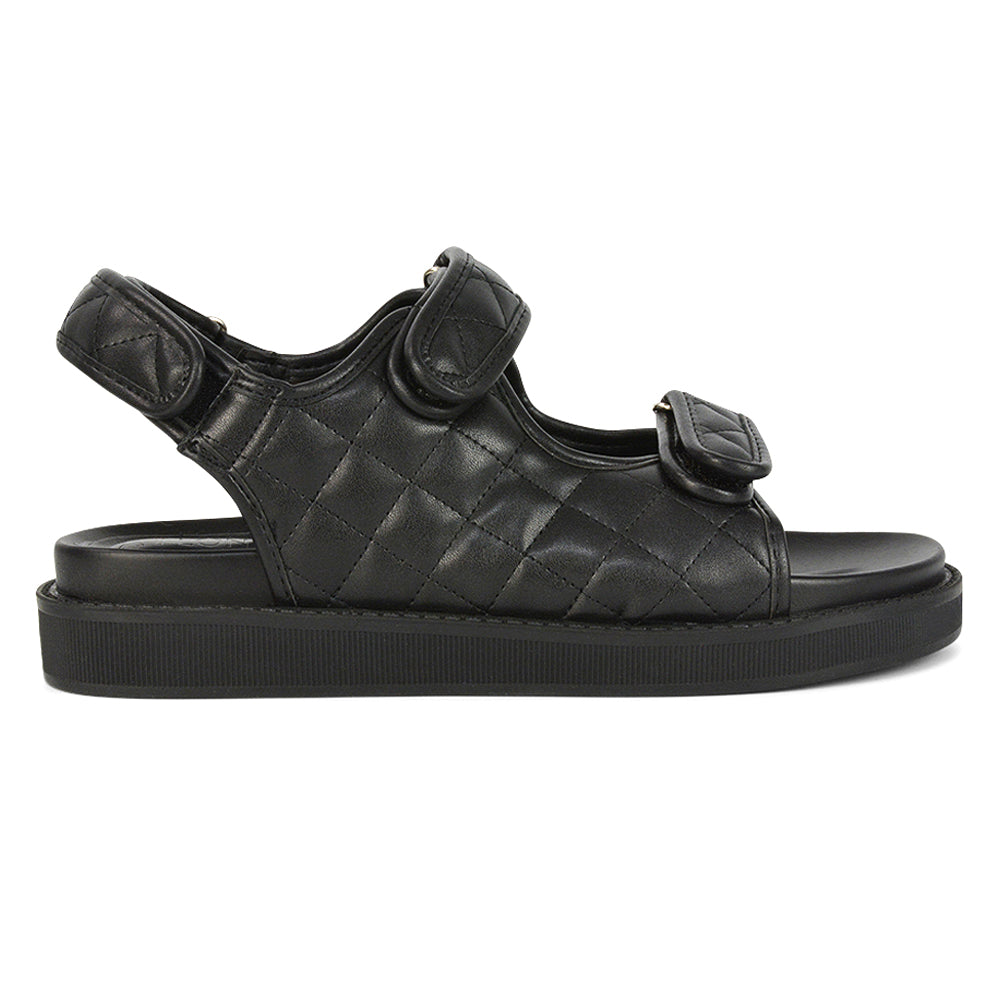 Black Synthetic Leather UK 3 | EU 36 | US 5 | XY London