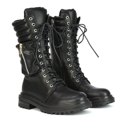 Black Synthetic Leather UK 5 | EU 38 | US 7 | XY London