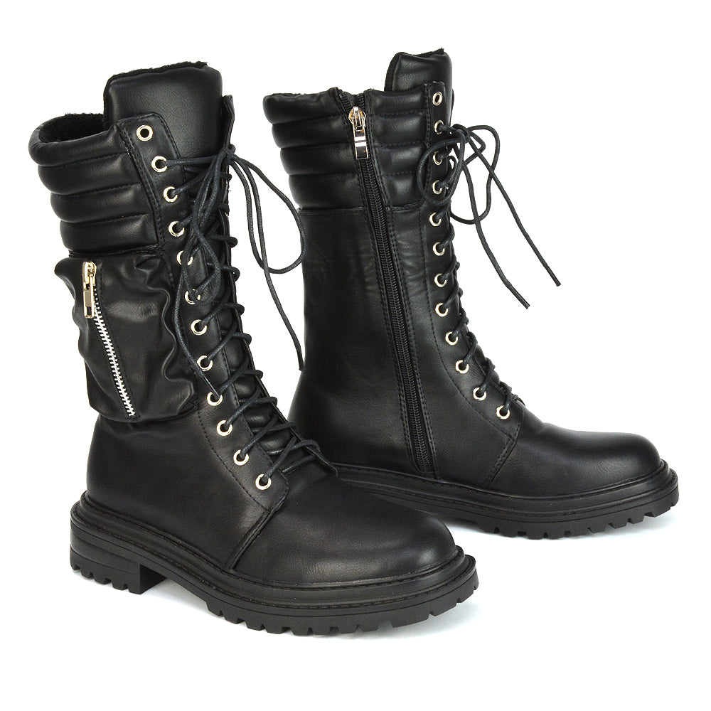 Black Synthetic Leather UK 7 | EU 40 | US 9 | XY London