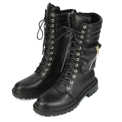 Black Combat Boots