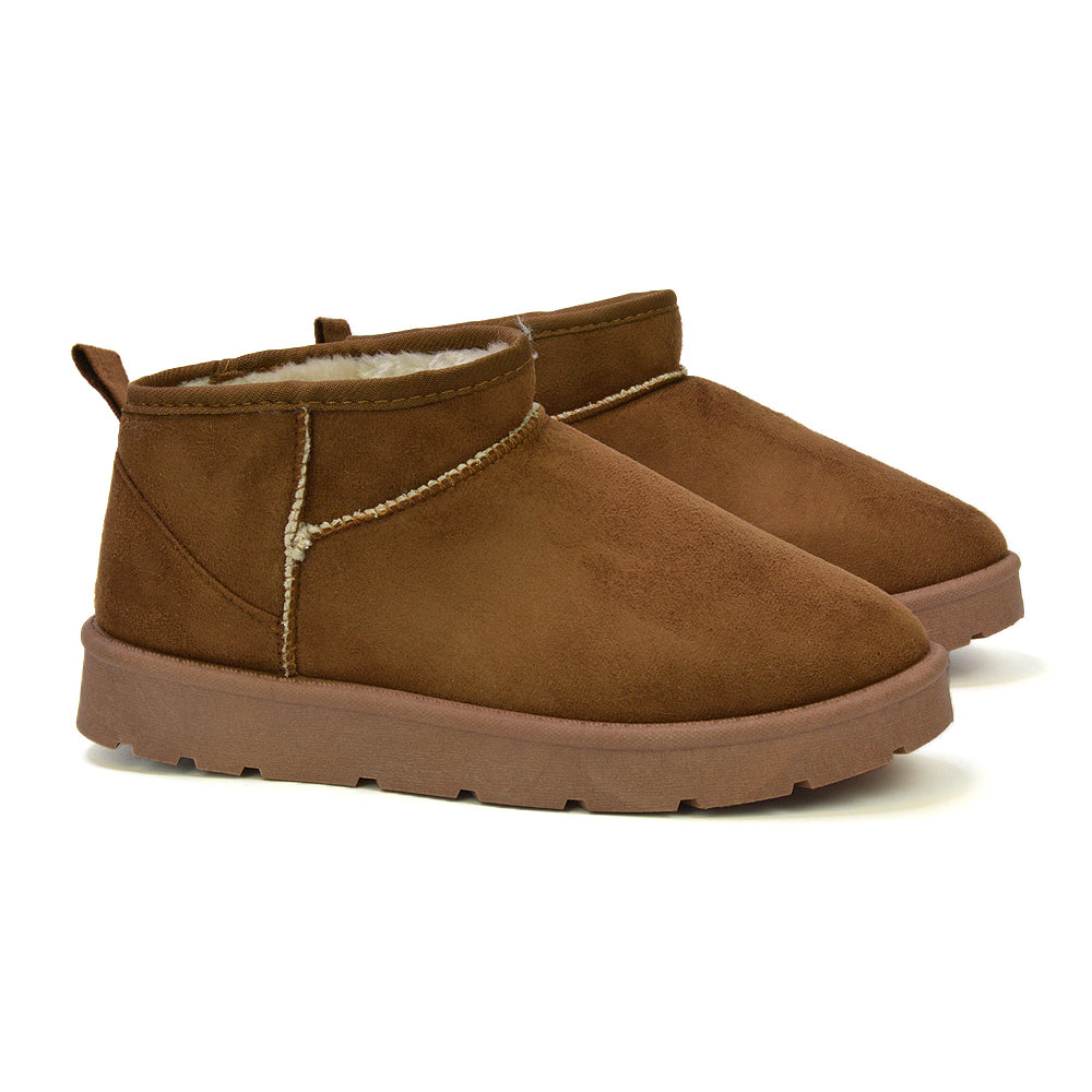 chestnut flat boots