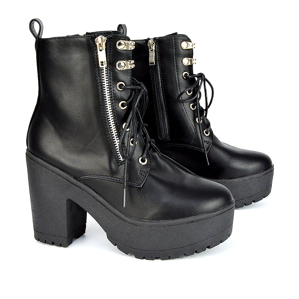 Black Heeled Boots