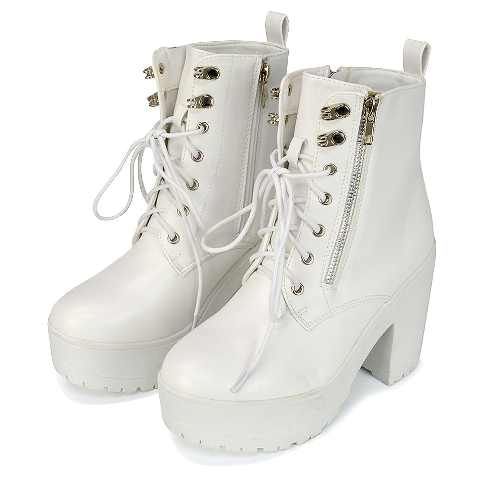 White Ankle Boots