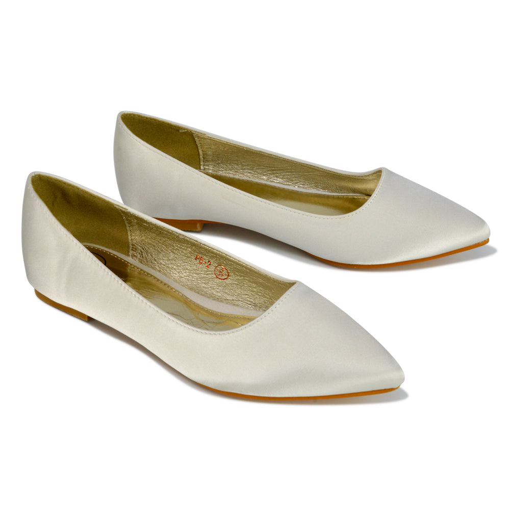 ivory pump shoes