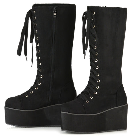  Black Platform boots