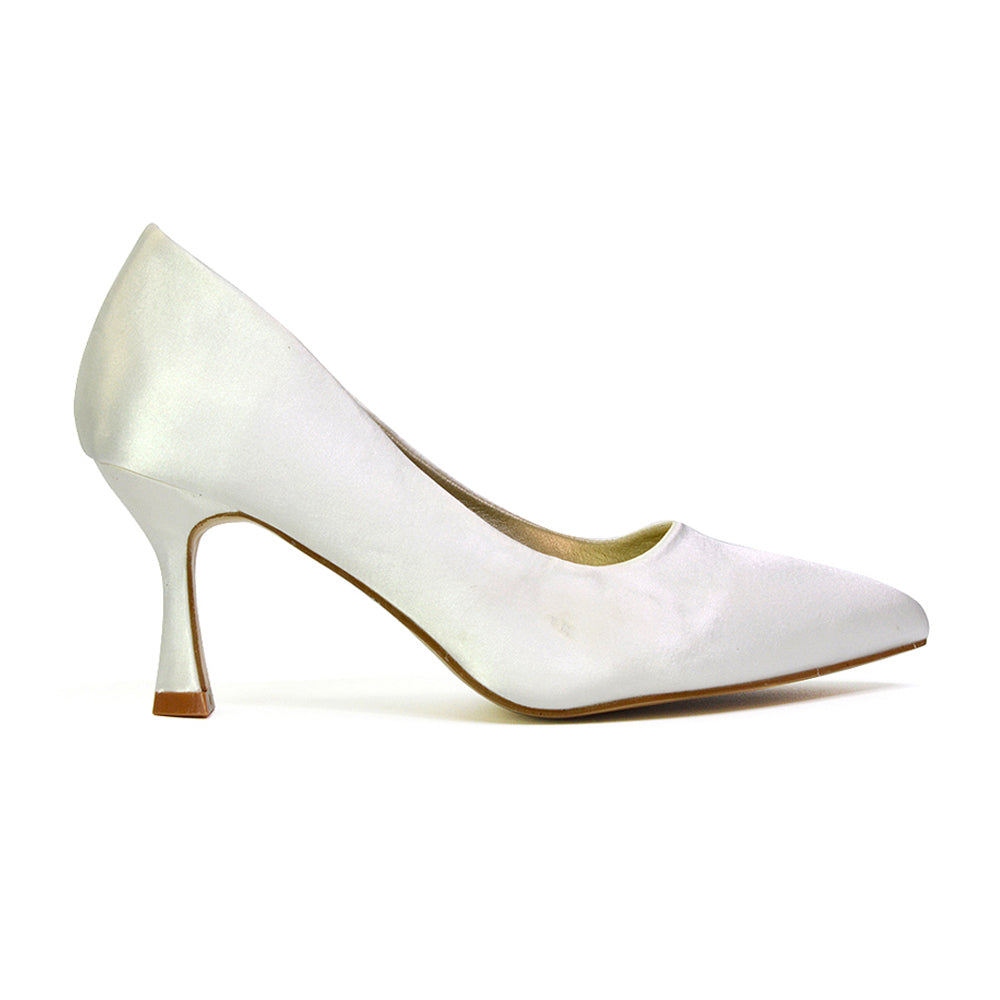 ivory high heels