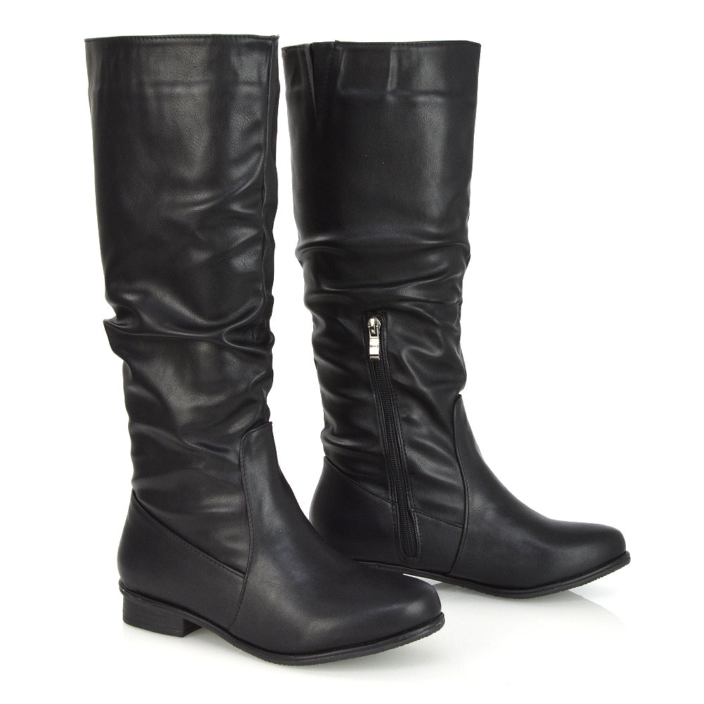 Black Slouch Boots