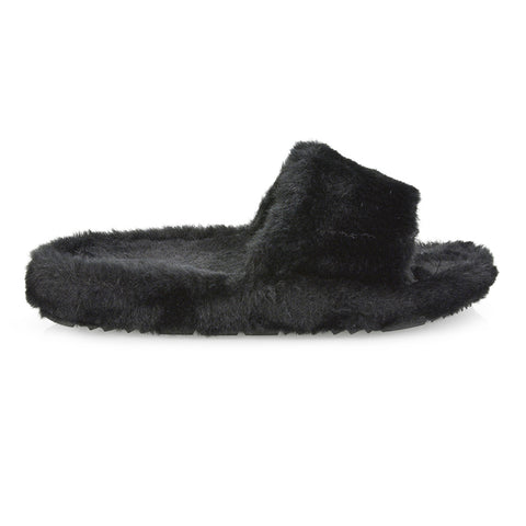 Black Faux Suede UK 3 | EU 36 | US 5 | XY London