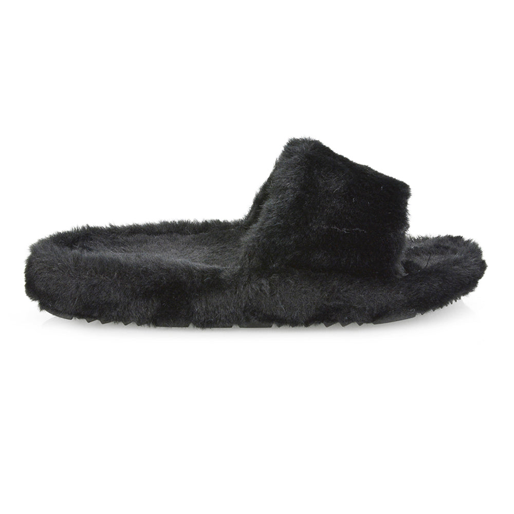 Black Faux Suede UK 4 | EU 37 | US 6 | XY London