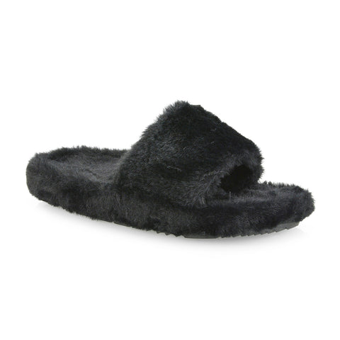 Black Faux Suede UK 4 | EU 37 | US 6 | XY London