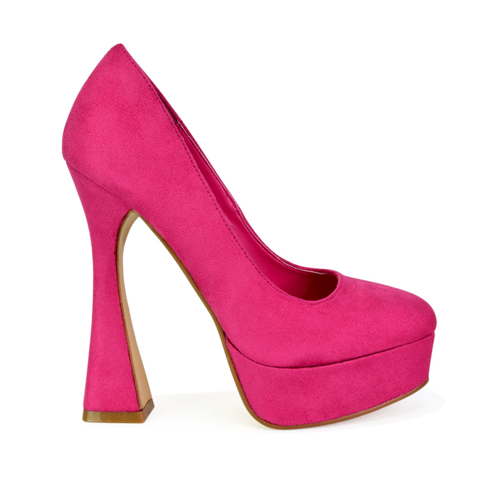 pink court shoes