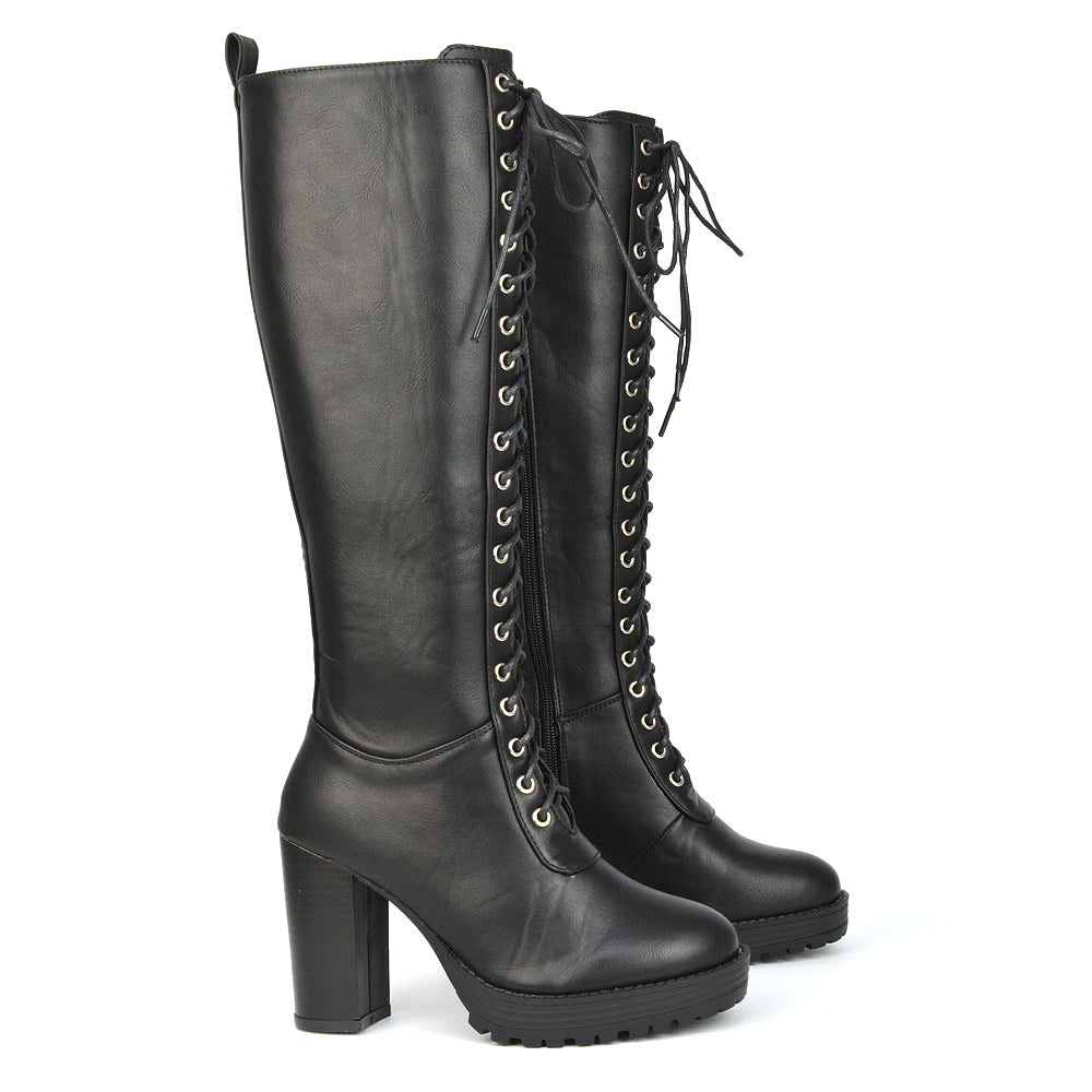 Black Biker Boots