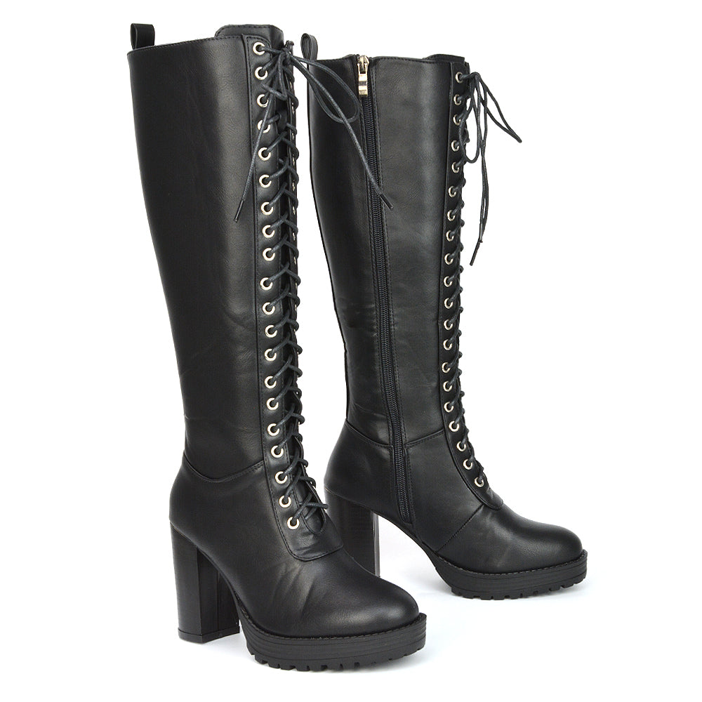 Black Platform Boots