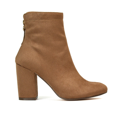 tan ankle boots
