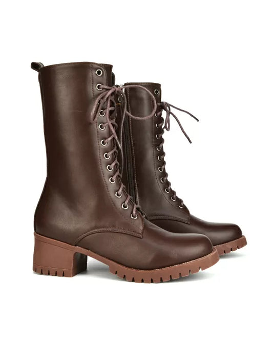 Heeled Combat Boots Exclusive Deals XY London xylondon